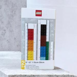 LEGO Buildable Ruler 2-in-1 6"-12" / 15cm-30cm